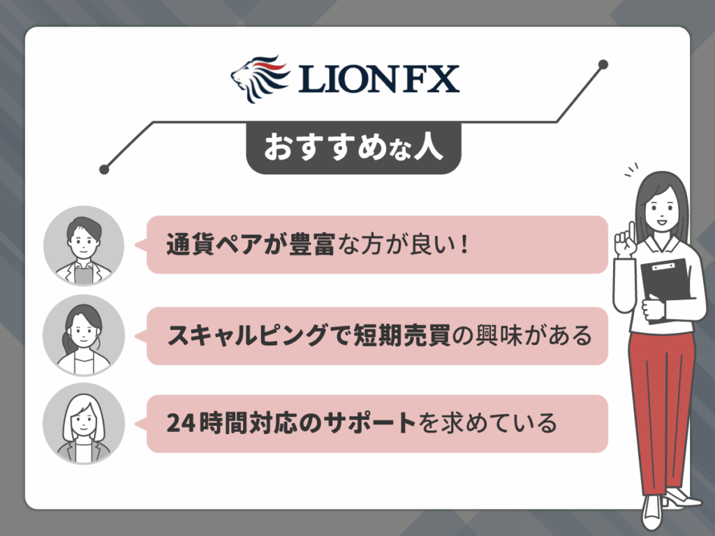 LION FXはマイナー通貨の取り扱いもしているおすすめFX口座